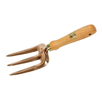 Fourche à fleurs 3 dents en cuivre modèle Vega Gamme Schauberger
